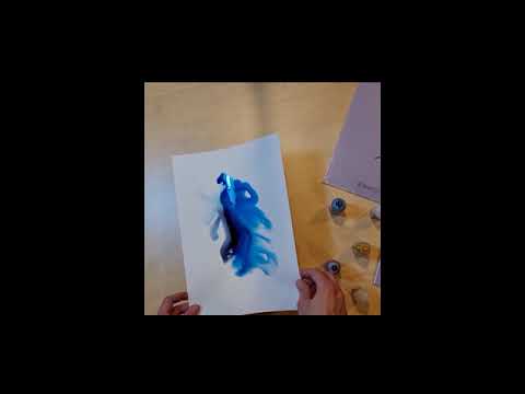 Hur man målar med Alkohol Ink på Syntetiskt papper samt Stonepaper