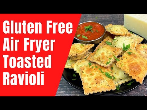 GLUTEN FREE AIR FRYER TOASTED RAVIOLI | Gluten Free Appetizer