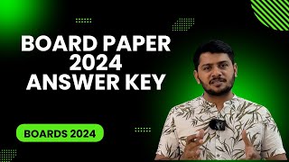 GSEB 2024 Chemistry paper Answer key! BOARDS 2024