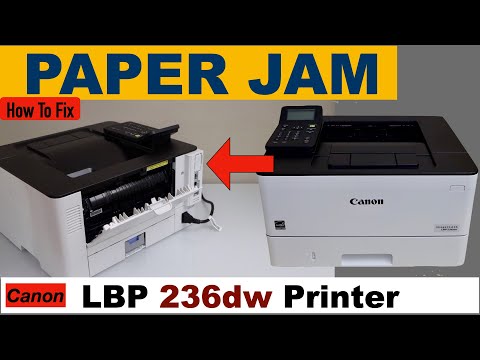 Canon Imageclass LBP236dw Paper Jam.