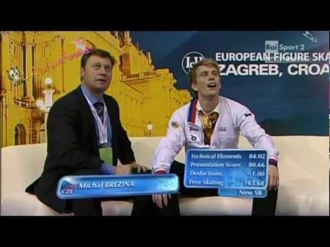 ISU ZAGREB 2013 -21/23- MEN FP - Michal BREZINA - 26.01.2013