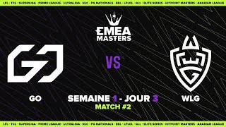 EMEA Masters Summer 2023 - Play IN - KO - GO vs WLG - BO3