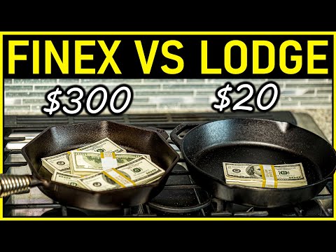 $300 Cast Iron Skillet vs $20 (Finex vs Lodge)