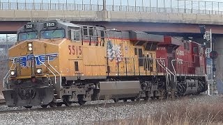 preview picture of video 'Union Pacific & Canadian Pacific on CSX K059'