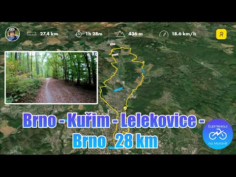 Elektrokolo : Cyklotrasa Brno - Kuřim - Lelekovice - Brno