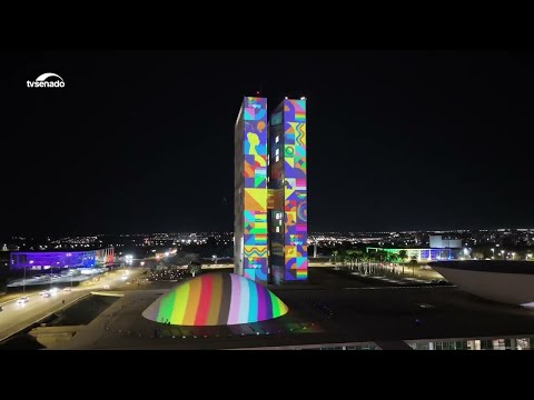 Orgulho LGBTQIA+: Congresso se ilumina com as cores do arco-íris