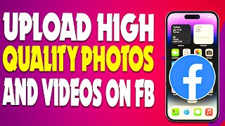 how to upload high quality photos and videos on fb story 2023 | F HOQUE |