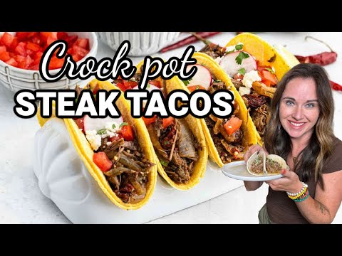 Easy Crock Pot Steak Tacos