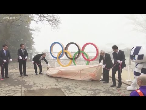 Tokyo Olympics 2021: New Olympic rings unveiled in Tokyo