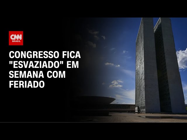 Semana esvaziada no Congresso alivia tensão sobre projeto da anistia | CNN NOVO DIA