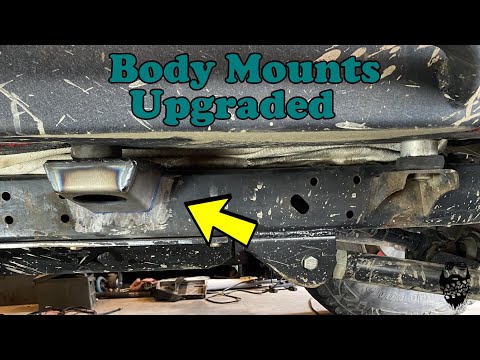 Boat Side Body mounts install, Jeep Wrangler TJ, Barnes 4WD