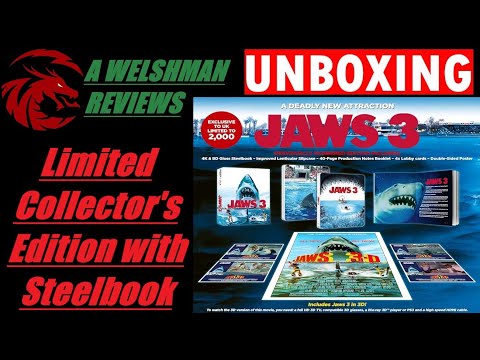 Jaws 3 Limited Collector's Edition with Steelbook
