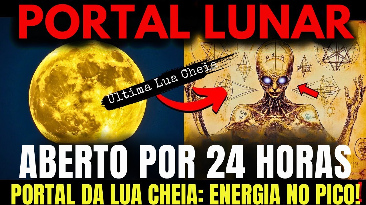 PORTAL DA LUA CHEIA ABERTO!! 8 COISAS QUE VOCÊ PRECISA SABER! [15 DEZEMBRO 2024 LUA CHEIA GELADA]