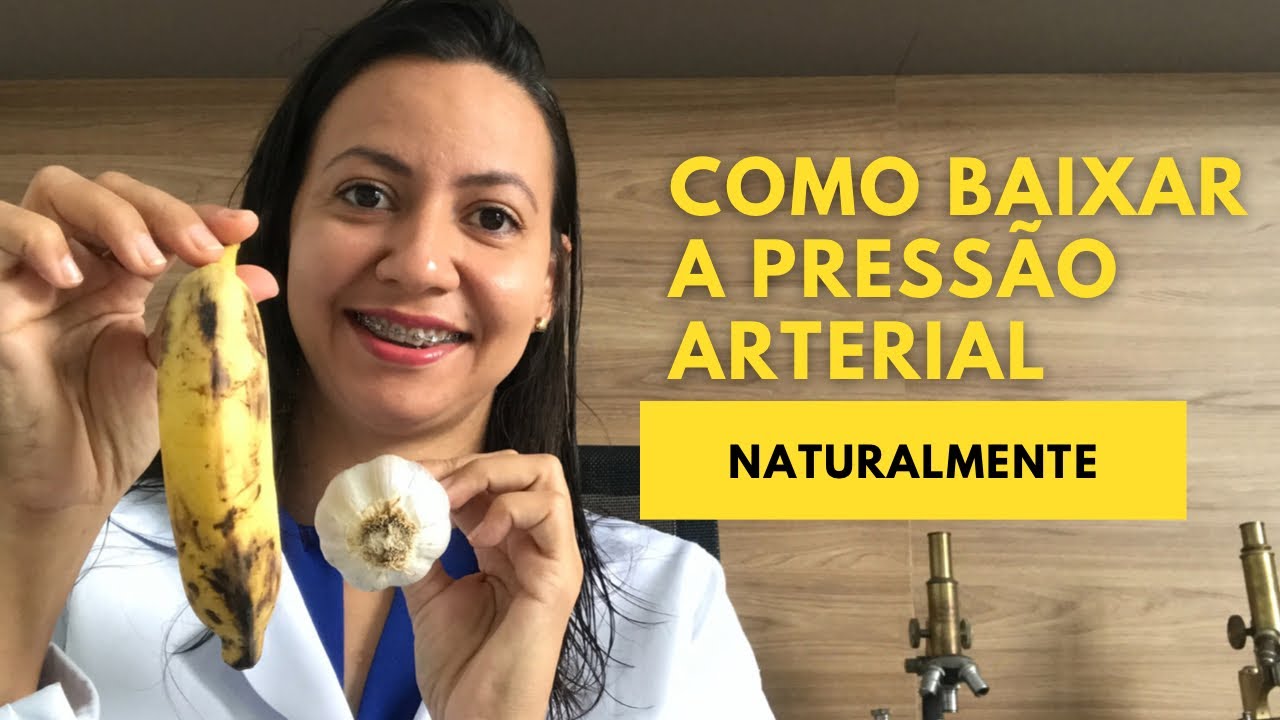 Como baixar a pressão arterial naturalmente sem remédio