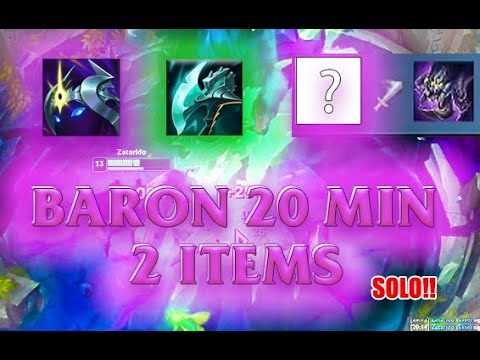 THIS champion just SOLO baron in 20 minute with two items league of legends clips