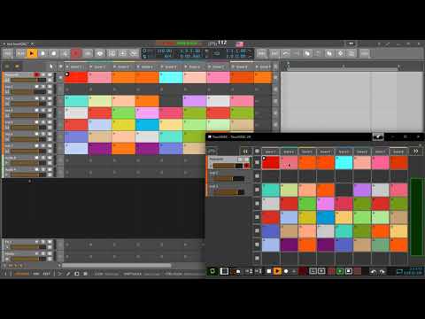 TouchOSC presset to Bitwig Studio OSC DrivenByMoss