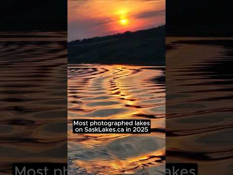 Top 10 most photographed lakes on SaskLakes.ca in 2025