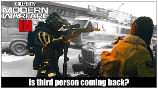 Will 3RD PERSON Come Back? #mw2 #callofduty #mw3