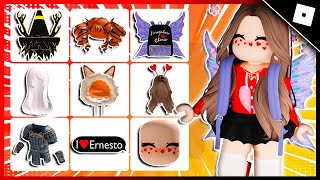 COMO PEGAR 14 ITENS GRÁTIS NO ROBLOX - CÓDIGOS DE ITENS GRÁTIS NO ROBLOX + ITENS DIA DOS NAMORADOS