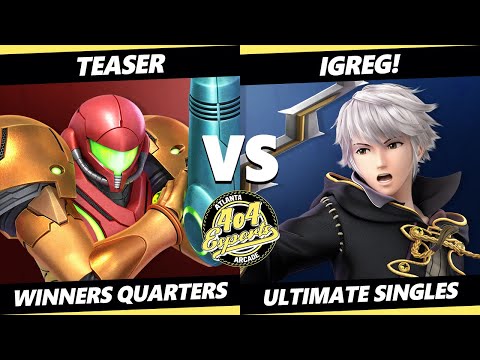4o4 Smash Night 25 Winners Quarters - Teaser (Samus) Vs. iGreg! (Robin) SSBU Ultimate Tournament