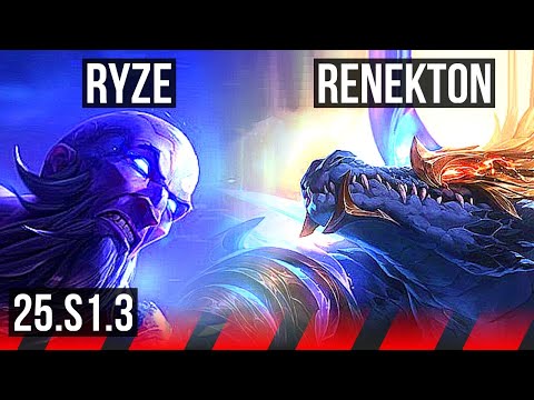 RYZE vs RENEKTON (TOP) | KR Master | 25.S1.3