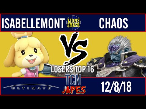 TCNJapes: The Finale - Isabellemont (Isabelle, Simon) vs Chaos (Ganondorf) - SSBU Losers Top 16
