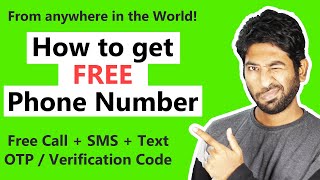 How to get a FREE Phone Number - Free Virtual Number for Verification and OTP Codes