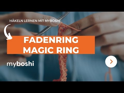 Thread ring/ Magic ring for crocheting |myboshi