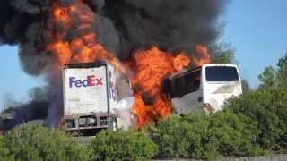 preview picture of video '911 calls from Orland bus crash'