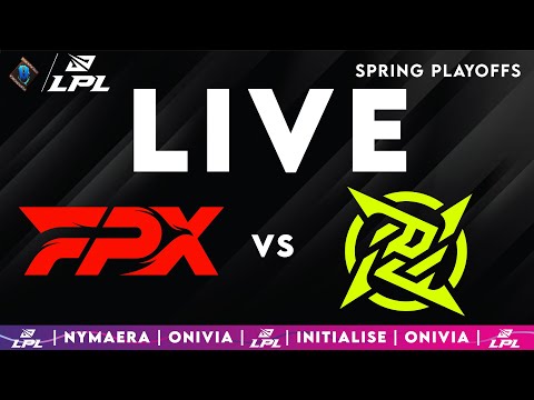 FPX vs NIP | LPL Playoffs 2025 Live Summer |  LPL English  with Nymaera & Initialise