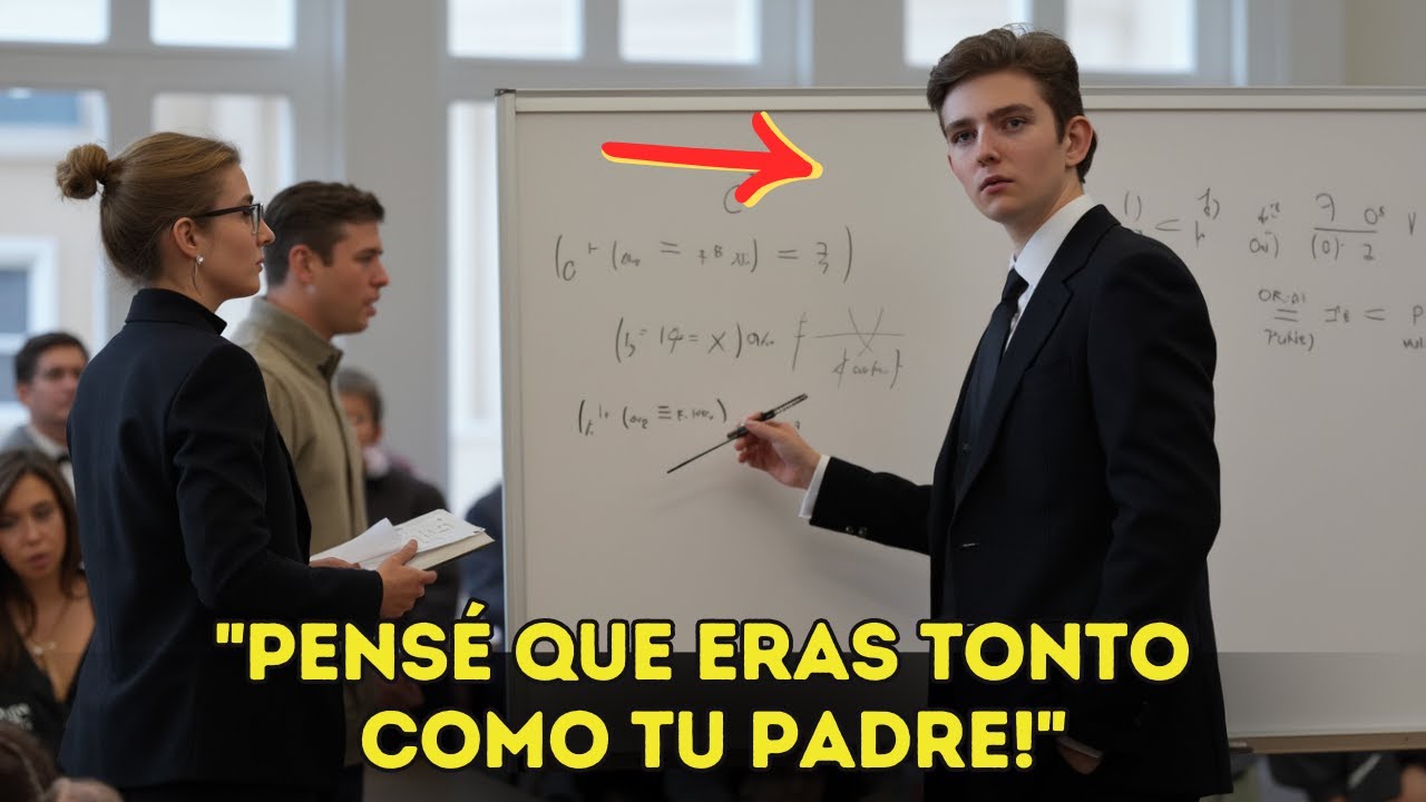 Maestra de Izquierda Intenta Humillar a Barron Trump — ¡Sin Saber que es un Genio de las Matemáticas