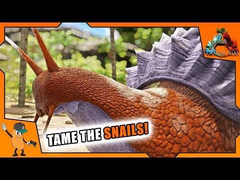 TAMING ACHATINA ARMY FOR ALL THE CEMENTING PASTE!  | ARK Crystal Isles DLC | EP9