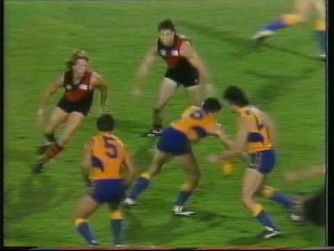 1987 Essendon vs West Coast Highlights - Panasonic Cup - AFL VFL