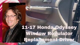 2011-2017 Honda Odyssey Window Regulator: Noises, Failure Symptoms