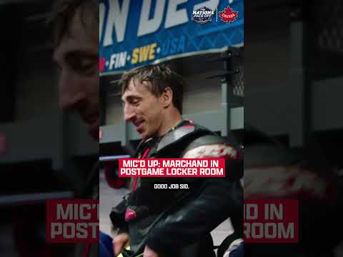 Brad Marchand Is Becoming LIKABLE?! #hockey #4nations #nhl