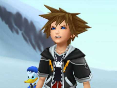 Kingdom Hearts II, English cutscene: 147 - Big Battle on the Snowy Mountain - HD 720p