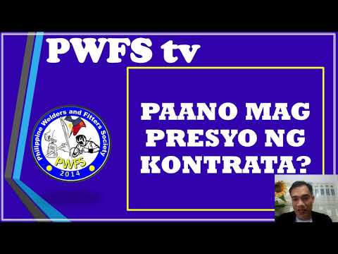 , title : 'PAANO MAG PRESYO NG KONTRATA (STEEL WORK) - #PWFSTV