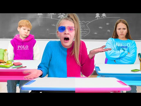 Amelia & Avelina help the Sick teacher at School