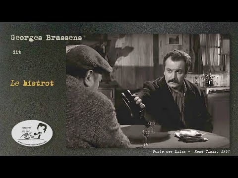Georges Brassens dit Le bistrot