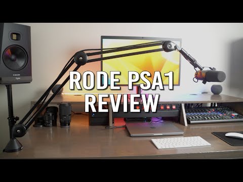RODE PSA1 Broadcast-Style Studio Mic Boom Arm 2010s - Black image 2