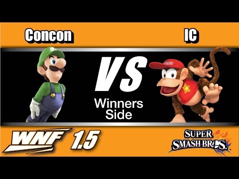 WNF 1.5 - SCB | ConCon (Luigi) Vs. IC (Diddy Kong) Winners Side - Smash Wii U