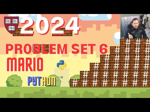CS50 Mario.py - Problem Set 6 - Mario Python Solution 2024. (Beginners Guide)