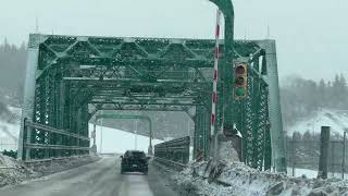 Roadtrip from Halifax to Sydney, Cape Breton. Nova Scotia During Snow Season
