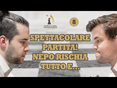 SPECTACULAR MATCH! NEPO RISKS ALL AND... | WORLD CHESS CHAMPIONSHIP | RUSSIAN DEFENSE