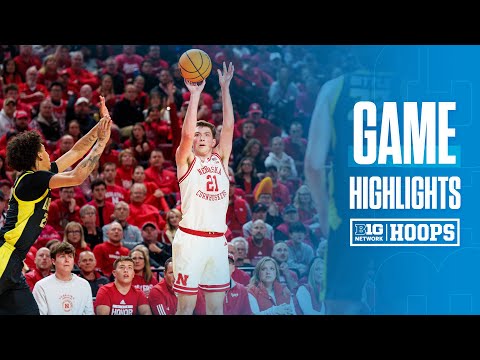 Oregon at Nebraska | HIGHLIGHTS | Big Ten Basketball | 01/13/2025
