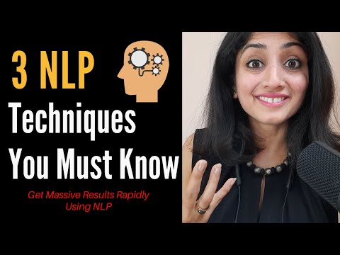 3 NLP Techniques You Must Know - NLP Training for Rapid Subconscious Change