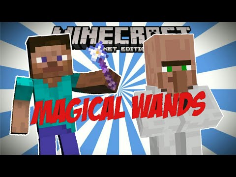 AndyTandy - BECOME A WIZARD IN MINECRAFT!! - MAGICAL WANDS AND STAFFS - Mod Showcase