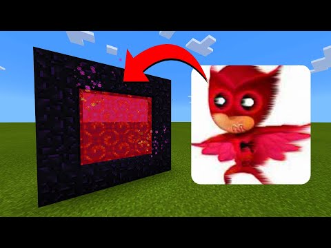 How To Make A Portal To The PJ Masks.exe Dimension in Minecraft!