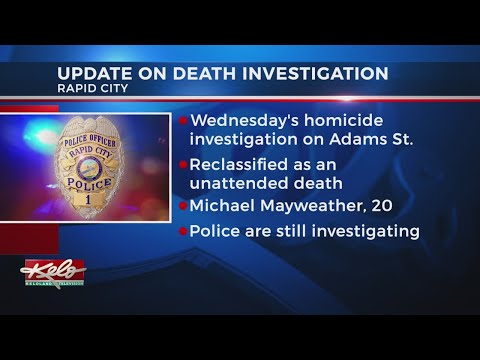 Rapid City's Second Homicide Reclassified As Unattended Death