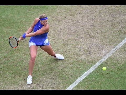 Теннис 2017 Aegon Classic Quarterfinals | Petra Kvitova vs Kristina Mladenovic | WTA Highlights